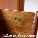 Danflex Mid Century Danish Teak Tambour Door Armoire Highboy Dresser | Mid Century Modern Furniture - Mid Century Furniture Chicago Danflex Mid Century Danish Teak Tambour Door Armoire Highboy Dresser