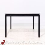 Edward Wormley for Dunbar Mid Century Rosewood and Ebonized Oak Expanding Dining Table with 2 Leaves