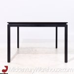 Edward Wormley for Dunbar Mid Century Rosewood and Ebonized Oak Expanding Dining Table with 2 Leaves