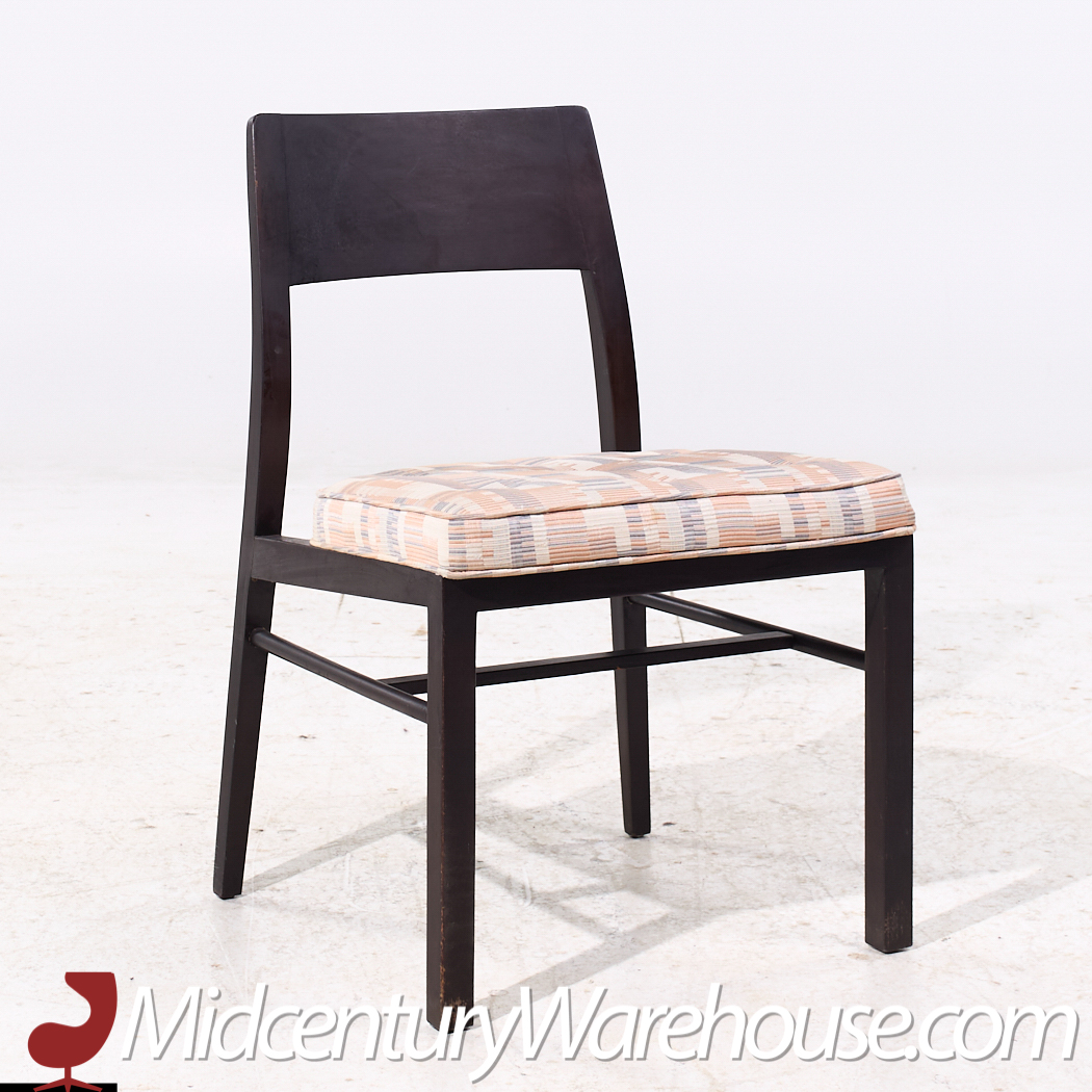 Edward Wormley for Dunbar Mid Century Walnut Dining Chairs - Set of 6