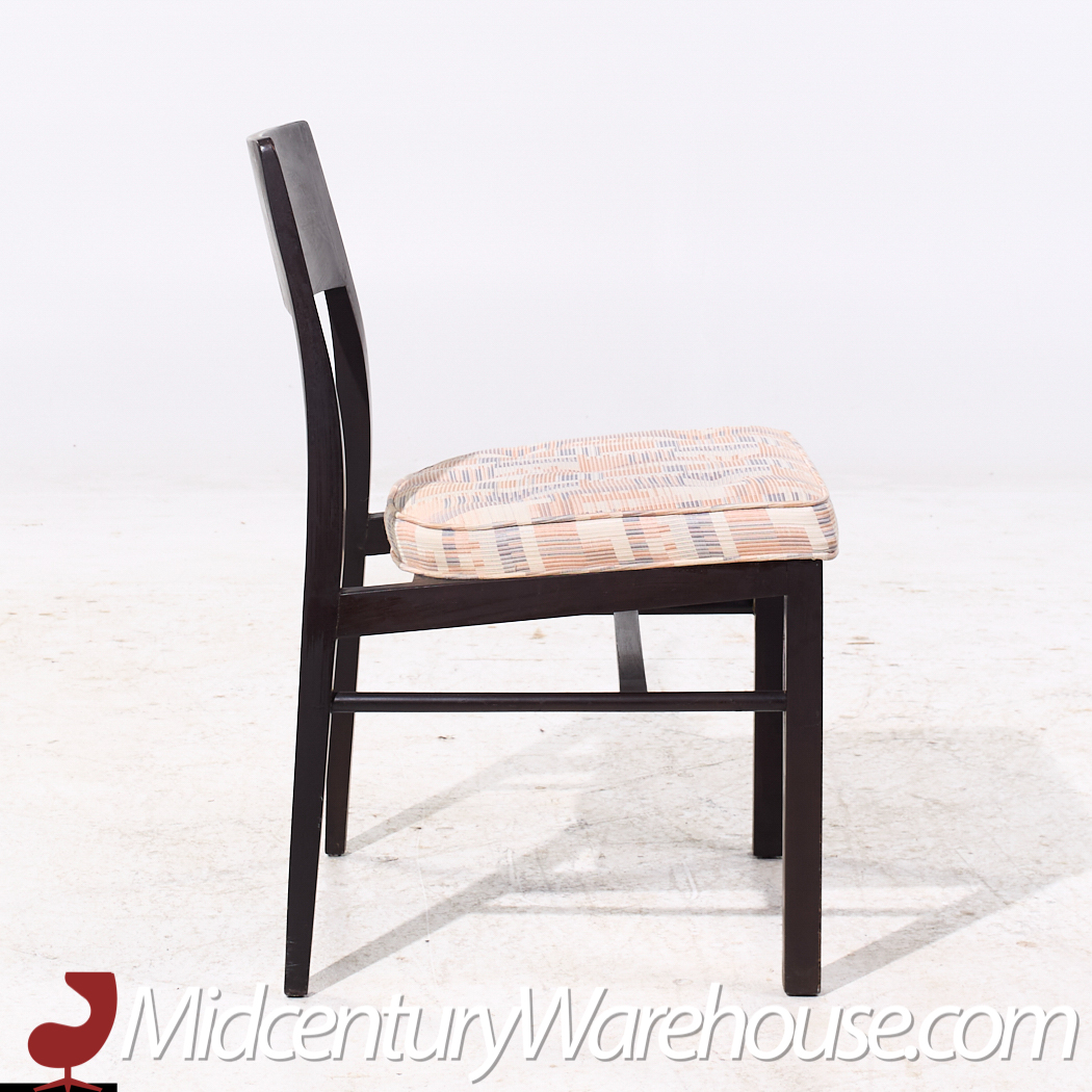 Edward Wormley for Dunbar Mid Century Walnut Dining Chairs - Set of 6