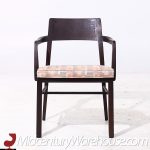 Edward Wormley for Dunbar Mid Century Walnut Dining Chairs - Set of 6