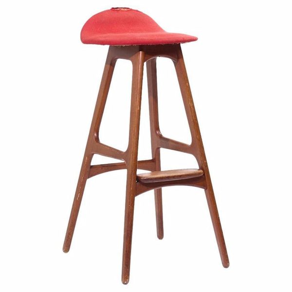 Erik Buch Mid Century Bar Stool - Single