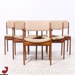 Erik Buch Mid Century Danish Teak Dining Chairs - Set of 6 | Mid Century Modern Furniture - Mid Century Furniture Chicago Erik Buch Mid Century Danish Teak Dining Chairs - Set of 6