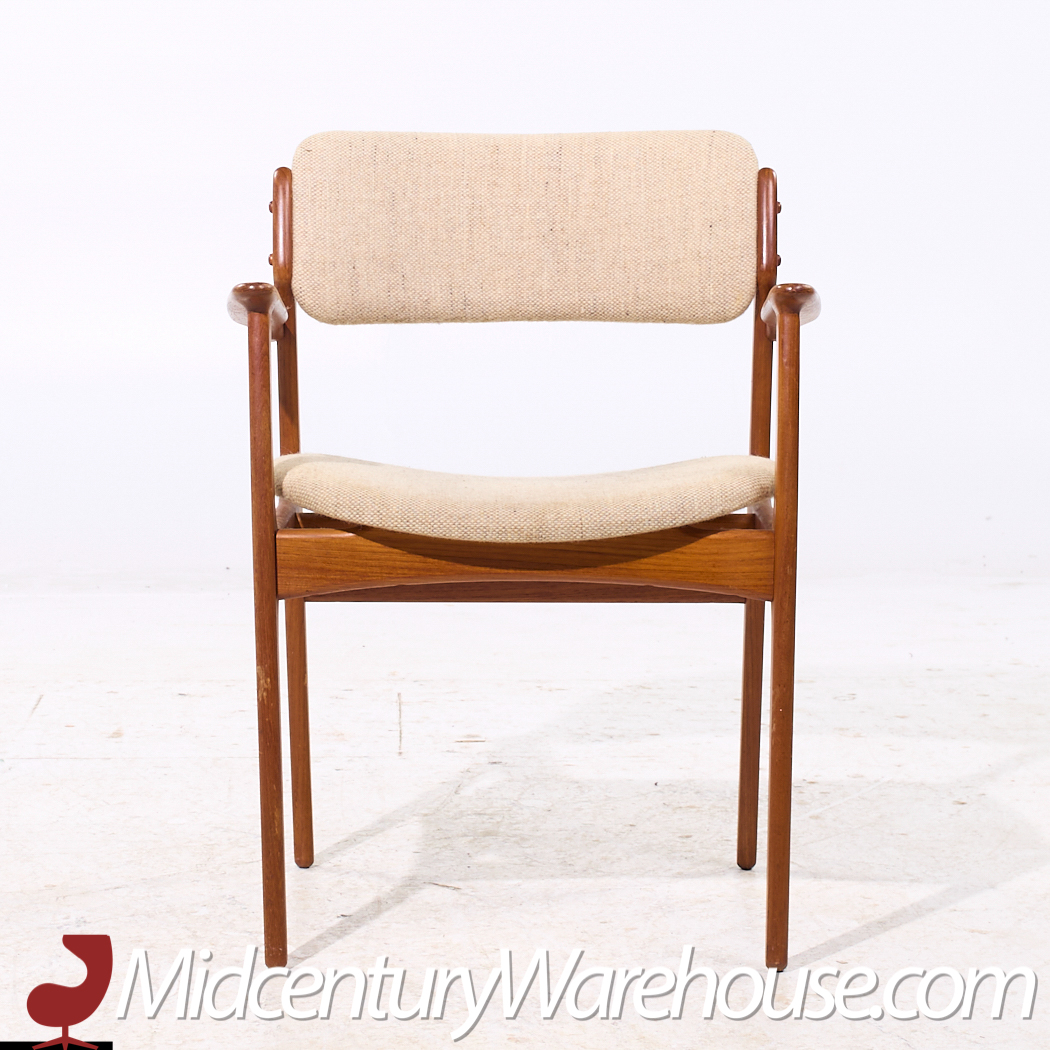 Erik Buch Mid Century Danish Teak Dining Chairs - Set of 6