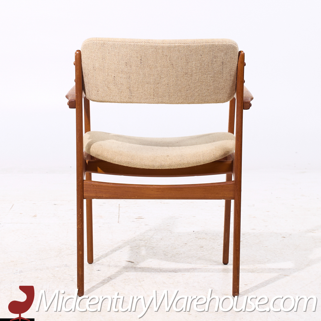 Erik Buch Mid Century Danish Teak Dining Chairs - Set of 6