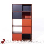 Evans Clark for Glenn of California Mid Century Walnut Room Divider Bookshelf
