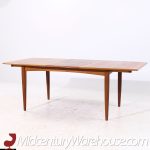 Falster Møbelfabrik Mid Century Teak Expanding Hidden Leaf Dining Table with 2 Leaves | Mid Century Modern Furniture - Mid Century Furniture Chicago Falster Møbelfabrik Mid Century Teak Expanding Hidden Leaf Dining Table with 2 Leaves