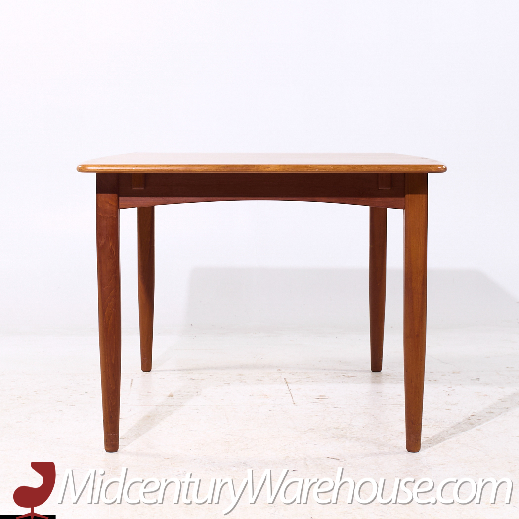 Falster Møbelfabrik Mid Century Teak Expanding Hidden Leaf Dining Table with 2 Leaves