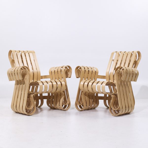 Frank Gehry for Knoll Mid Century Power Play Chairs - Pair
