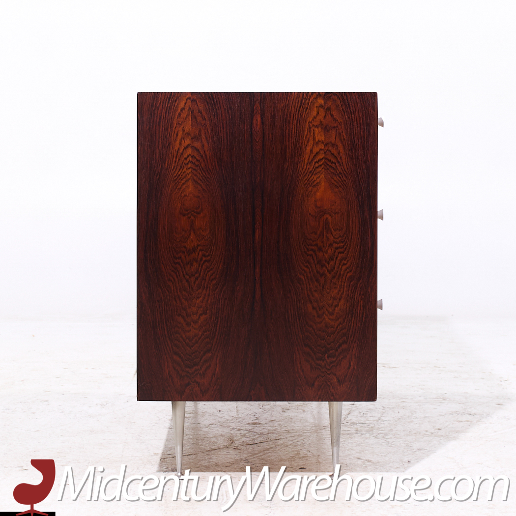 George Nelson for Herman Miller Mid Century Rosewood Thin Edge 6 Drawer Dresser