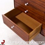 George Nelson for Herman Miller Mid Century Rosewood Thin Edge 8 Drawer Dresser