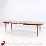 George Nelson for Herman Miller Mid Century Walnut Hidden Leaf Dining Table