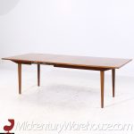 George Nelson for Herman Miller Mid Century Walnut Hidden Leaf Dining Table