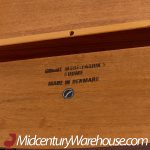 Gudme Mobelfabrik Mid Century Danish Rosewood Expanding Dining Table with 1 Leaf | Mid Century Modern Furniture - Mid Century Furniture Chicago Gudme Mobelfabrik Mid Century Danish Rosewood Expanding Dining Table with 1 Leaf