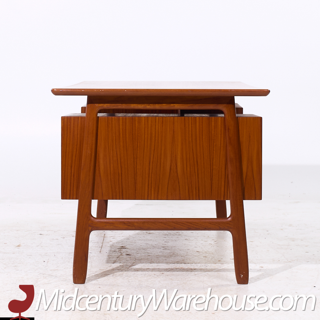 Gunni Omann for Omann Jun Mid Century Danish Teak Executive Desk