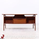 Gunni Omann for Omann Jun Mid Century Danish Teak Executive Desk | Mid Century Modern Furniture - Mid Century Furniture Chicago Gunni Omann for Omann Jun Mid Century Danish Teak Executive Desk