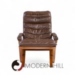 Ingmar Relling for Westnofa Mid Century Leather Lounge Chair and Ottoman | Mid Century Modern Furniture - Mid Century Furniture Chicago Ingmar Relling for Westnofa Mid Century Leather Lounge Chair and Ottoman