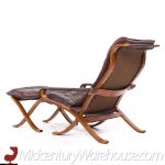 Ingmar Relling for Westnofa Mid Century Leather Lounge Chair and Ottoman | Mid Century Modern Furniture - Mid Century Furniture Chicago Ingmar Relling for Westnofa Mid Century Leather Lounge Chair and Ottoman
