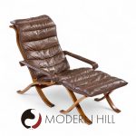 Ingmar Relling for Westnofa Mid Century Leather Lounge Chair and Ottoman | Mid Century Modern Furniture - Mid Century Furniture Chicago Ingmar Relling for Westnofa Mid Century Leather Lounge Chair and Ottoman