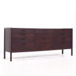 Jack Cartwright for Founders Style Mid Century Walnut 12-drawer Dresser | Mid Century Modern Furniture - Mid Century Furniture Chicago Jack Cartwright for Founders Style Mid Century Walnut 12-drawer Dresser