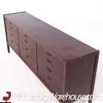 Jack Cartwright for Founders Style Mid Century Walnut 12-drawer Dresser | Mid Century Modern Furniture - Mid Century Furniture Chicago Jack Cartwright for Founders Style Mid Century Walnut 12-drawer Dresser