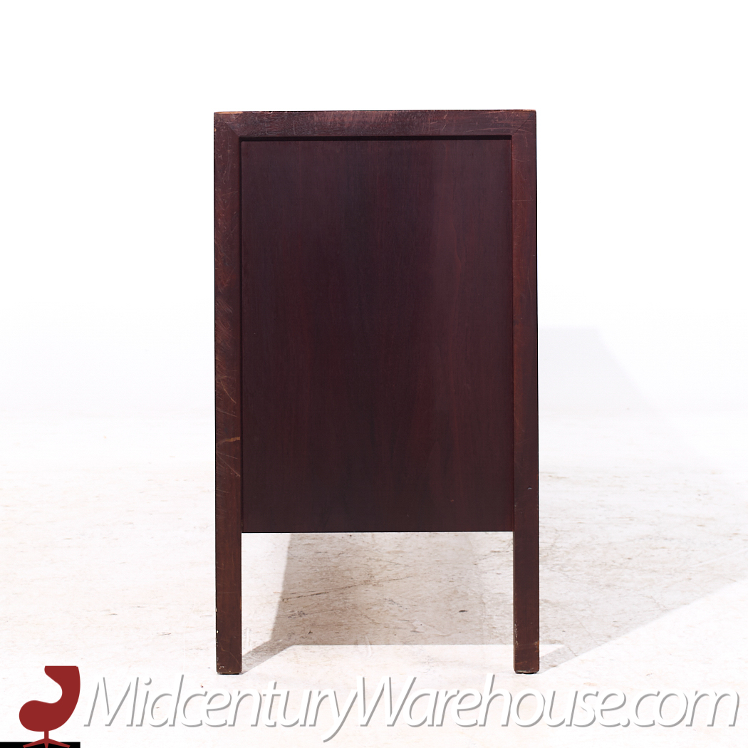 Jack Cartwright for Founders Style Mid Century Walnut 12-drawer Dresser
