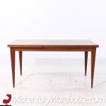 Johannes Andersen Style Mid Century Teak Hidden Leaf Dining Table | Mid Century Modern Furniture - Mid Century Furniture Chicago Johannes Andersen Style Mid Century Teak Hidden Leaf Dining Table