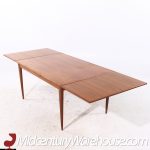 Johannes Andersen Style Mid Century Teak Hidden Leaf Dining Table | Mid Century Modern Furniture - Mid Century Furniture Chicago Johannes Andersen Style Mid Century Teak Hidden Leaf Dining Table