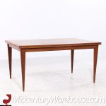 Johannes Andersen Style Mid Century Teak Hidden Leaf Dining Table | Mid Century Modern Furniture - Mid Century Furniture Chicago Johannes Andersen Style Mid Century Teak Hidden Leaf Dining Table