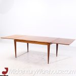 Johannes Andersen Style Mid Century Teak Hidden Leaf Dining Table | Mid Century Modern Furniture - Mid Century Furniture Chicago Johannes Andersen Style Mid Century Teak Hidden Leaf Dining Table