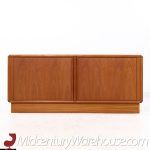 Kibaek Mobelfabrik Mid Century Danish Teak Tambour Door Credenza | Mid Century Modern Furniture - Mid Century Furniture Chicago Kibaek Mobelfabrik Mid Century Danish Teak Tambour Door Credenza