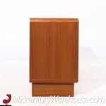 Kibaek Mobelfabrik Mid Century Danish Teak Tambour Door Credenza | Mid Century Modern Furniture - Mid Century Furniture Chicago Kibaek Mobelfabrik Mid Century Danish Teak Tambour Door Credenza