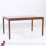 Kipp Stewart for Directional Style Mid Century Walnut Parsons Expanding Dining Table with 4 Leaves | Mid Century Modern Furniture - Mid Century Furniture Chicago Kipp Stewart for Directional Style Mid Century Walnut Parsons Expanding Dining Table with 4 Leaves