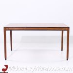 Kipp Stewart for Directional Style Mid Century Walnut Parsons Expanding Dining Table with 4 Leaves | Mid Century Modern Furniture - Mid Century Furniture Chicago Kipp Stewart for Directional Style Mid Century Walnut Parsons Expanding Dining Table with 4 Leaves