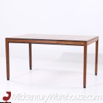 Kipp Stewart for Directional Style Mid Century Walnut Parsons Expanding Dining Table with 4 Leaves | Mid Century Modern Furniture - Mid Century Furniture Chicago Kipp Stewart for Directional Style Mid Century Walnut Parsons Expanding Dining Table with 4 Leaves