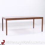 Kipp Stewart for Directional Style Mid Century Walnut Parsons Expanding Dining Table with 4 Leaves | Mid Century Modern Furniture - Mid Century Furniture Chicago Kipp Stewart for Directional Style Mid Century Walnut Parsons Expanding Dining Table with 4 Leaves