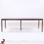 Kipp Stewart for Directional Style Mid Century Walnut Parsons Expanding Dining Table with 4 Leaves | Mid Century Modern Furniture - Mid Century Furniture Chicago Kipp Stewart for Directional Style Mid Century Walnut Parsons Expanding Dining Table with 4 Leaves