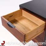 Lehigh Leopold Mid Century Walnut Executive Desk | Mid Century Modern Furniture - Mid Century Furniture Chicago Lehigh Leopold Mid Century Walnut Executive Desk