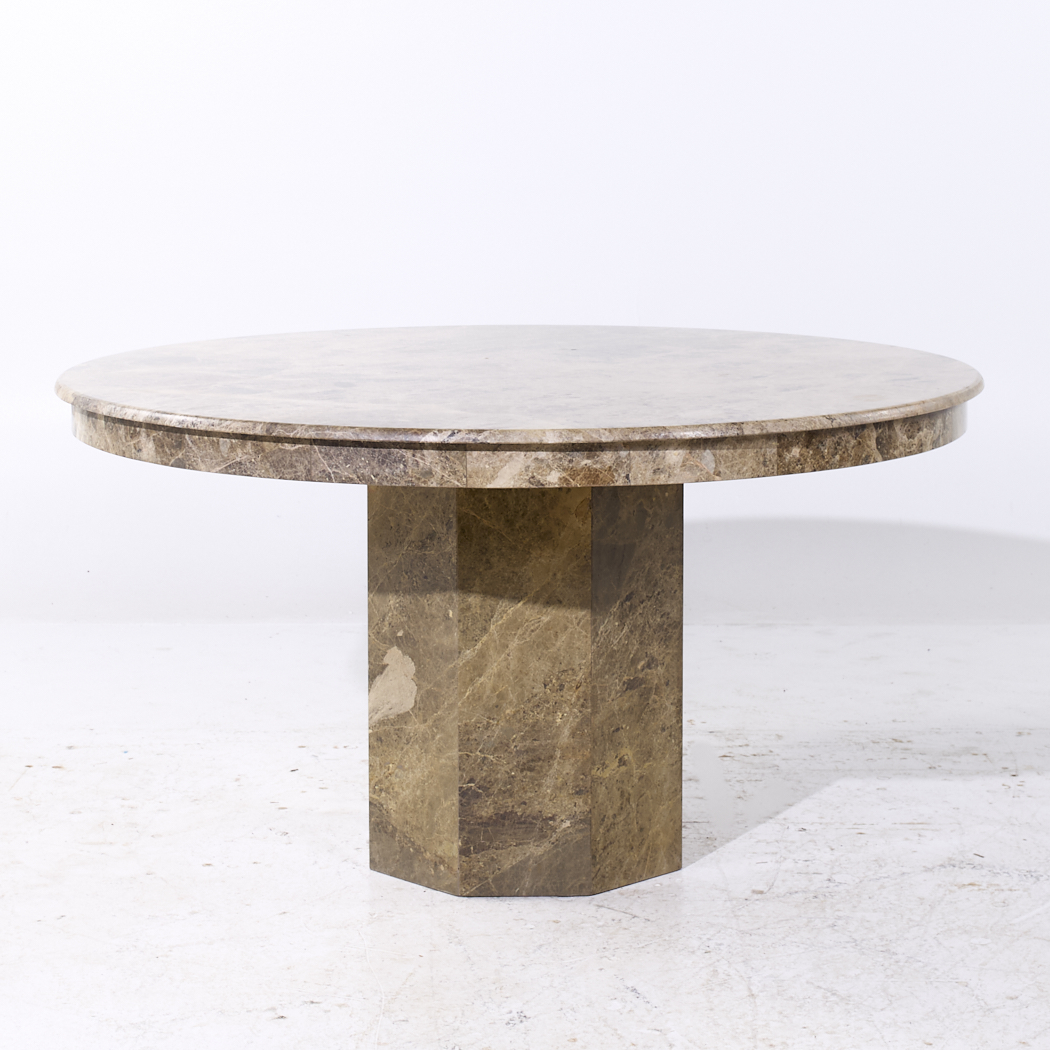 Mid Century Italian Marble Dining Table