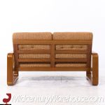 Milo Baughman Style Mid Century Teak Settee | Mid Century Modern Furniture - Mid Century Furniture Chicago Milo Baughman Style Mid Century Teak Settee