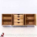 Milo Baughman for Thayer Coggin Mid Century Burlwood Credenza