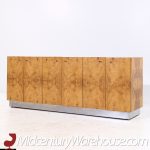 Milo Baughman for Thayer Coggin Mid Century Burlwood Credenza