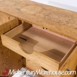 Milo Baughman for Thayer Coggin Mid Century Burlwood Credenza
