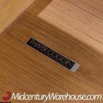 Milo Baughman for Thayer Coggin Mid Century Burlwood Credenza