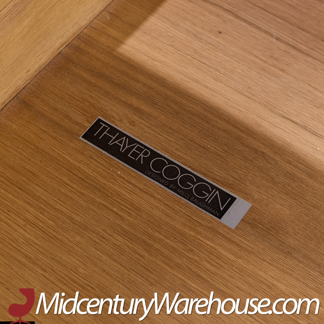 Milo Baughman for Thayer Coggin Mid Century Burlwood Credenza