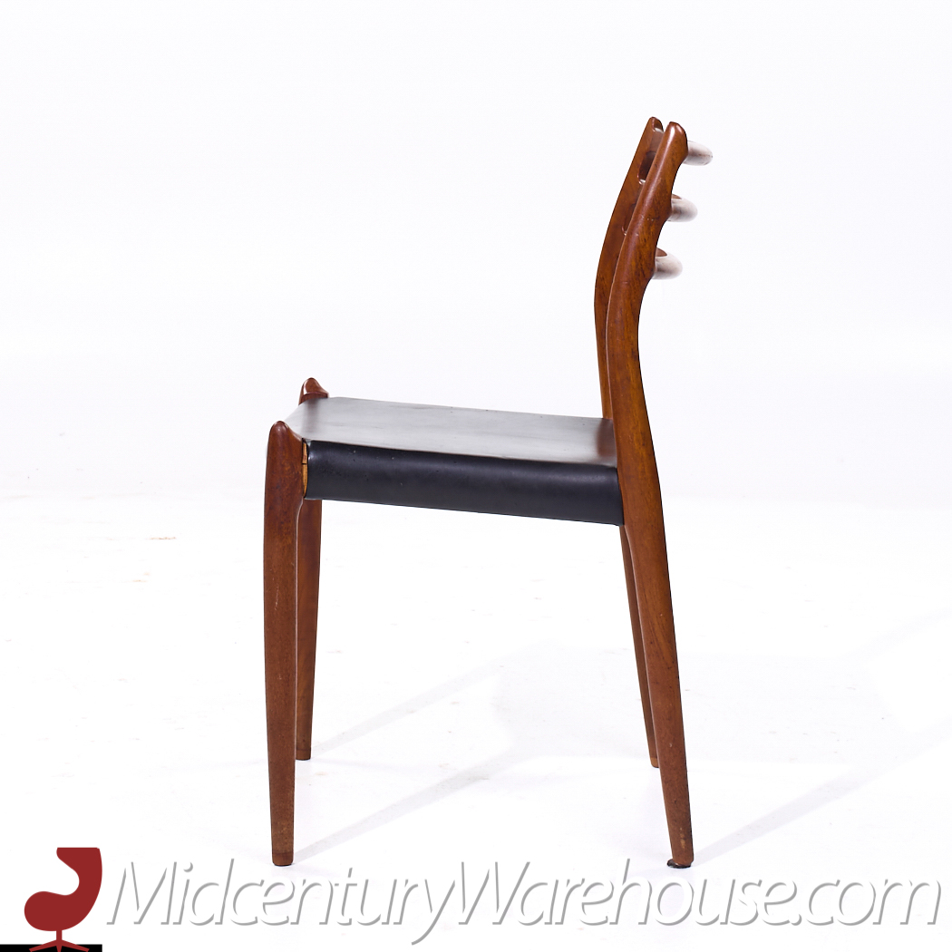 Niels Moller Model 78 Mid Century Danish Teak Dining Chairs - Set of 4