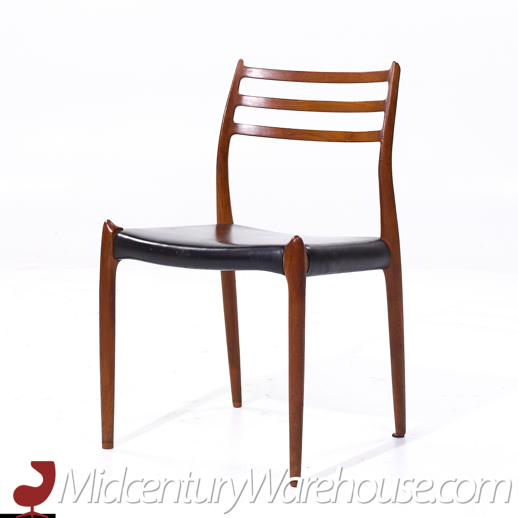 Niels Moller Model 78 Mid Century Danish Teak Dining Chairs - Set of 4