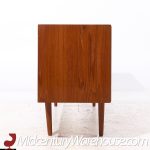 Svend Aage Larsen for Faarup Møbelfabrik Mid Century Danish Teak Tambour Door Credenza with Hutch | Mid Century Modern Furniture - Mid Century Furniture Chicago Svend Aage Larsen for Faarup Møbelfabrik Mid Century Danish Teak Tambour Door Credenza with Hutch