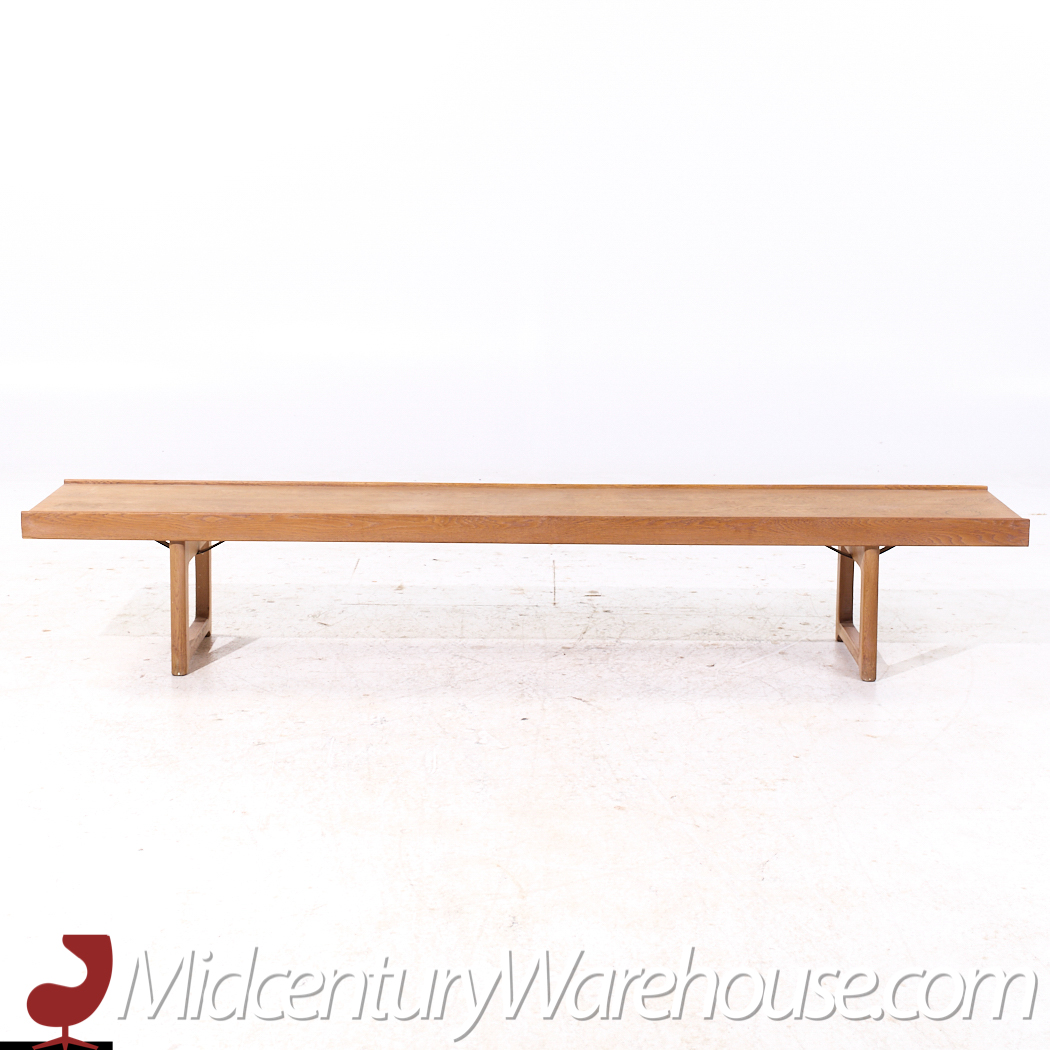 Torbjørn Afdal for Bruksbo Mid Century Danish Teak Krobo Bench